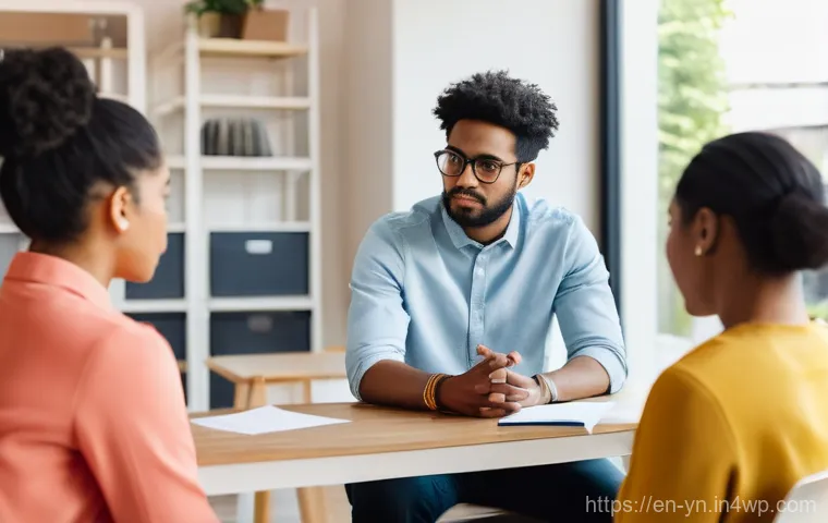 감정 인식 훈련의 효과와 사례 분석 - **Prompt:** A diverse group of young adults, fully clothed in smart casual attire, are gathered in a...