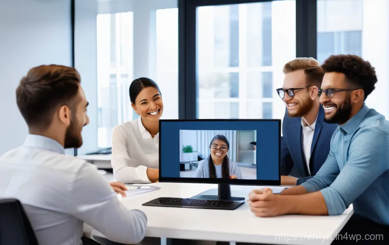 비즈니스 대화에서 감정 인식 활용하기 - Navigating Conflict with Compassion**
A mid-shot of three business professionals engaged in a const... 비즈니스 대화에서 감정 인식 활용하기 - Navigating Conflict with Compassion**
A mid-shot of three business professionals engaged in a const...