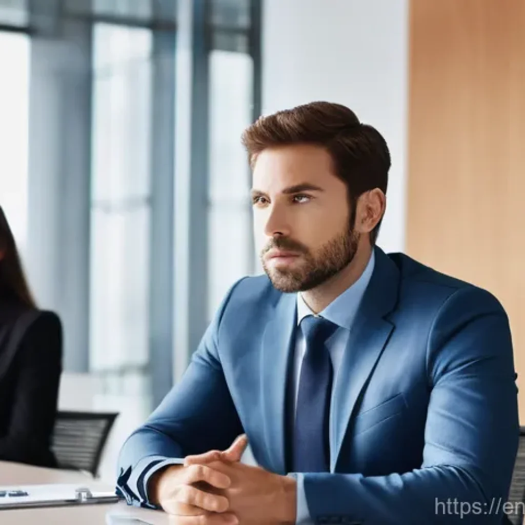 감정 인식을 통한 직장 내 소통 개선하기 - **Prompt:** A modern, brightly lit conference room hosts a diverse team of professionals in business...