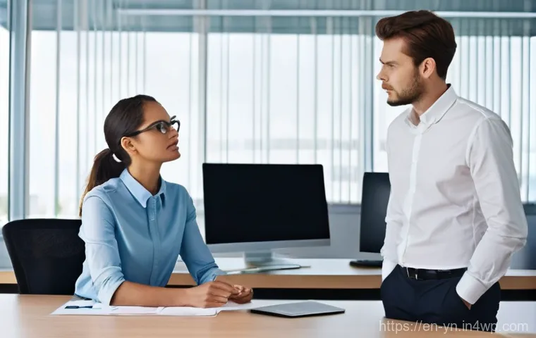 감정 인식을 통한 직장 내 소통 개선하기 - **Prompt:** A modern, brightly lit conference room hosts a diverse team of professionals in business...