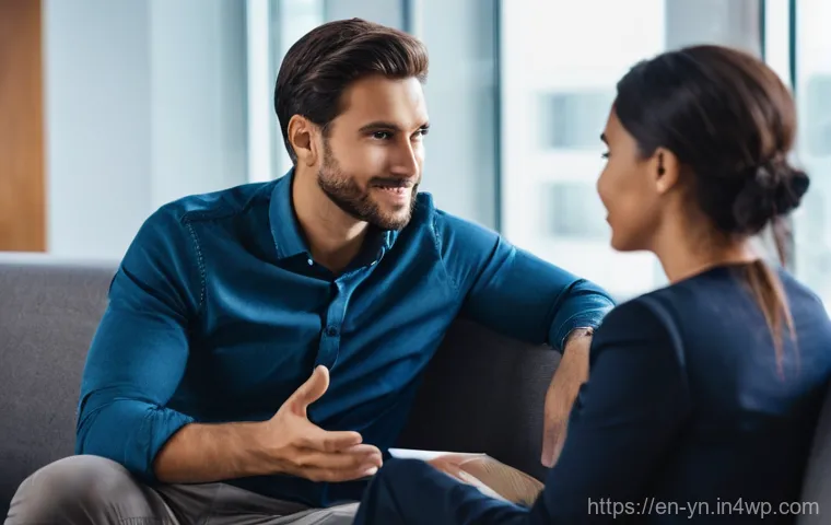 감정 인식을 통한 직장 내 소통 개선하기 - **Prompt:** Inside a contemporary open-plan office, a small team of three colleagues is working. One...