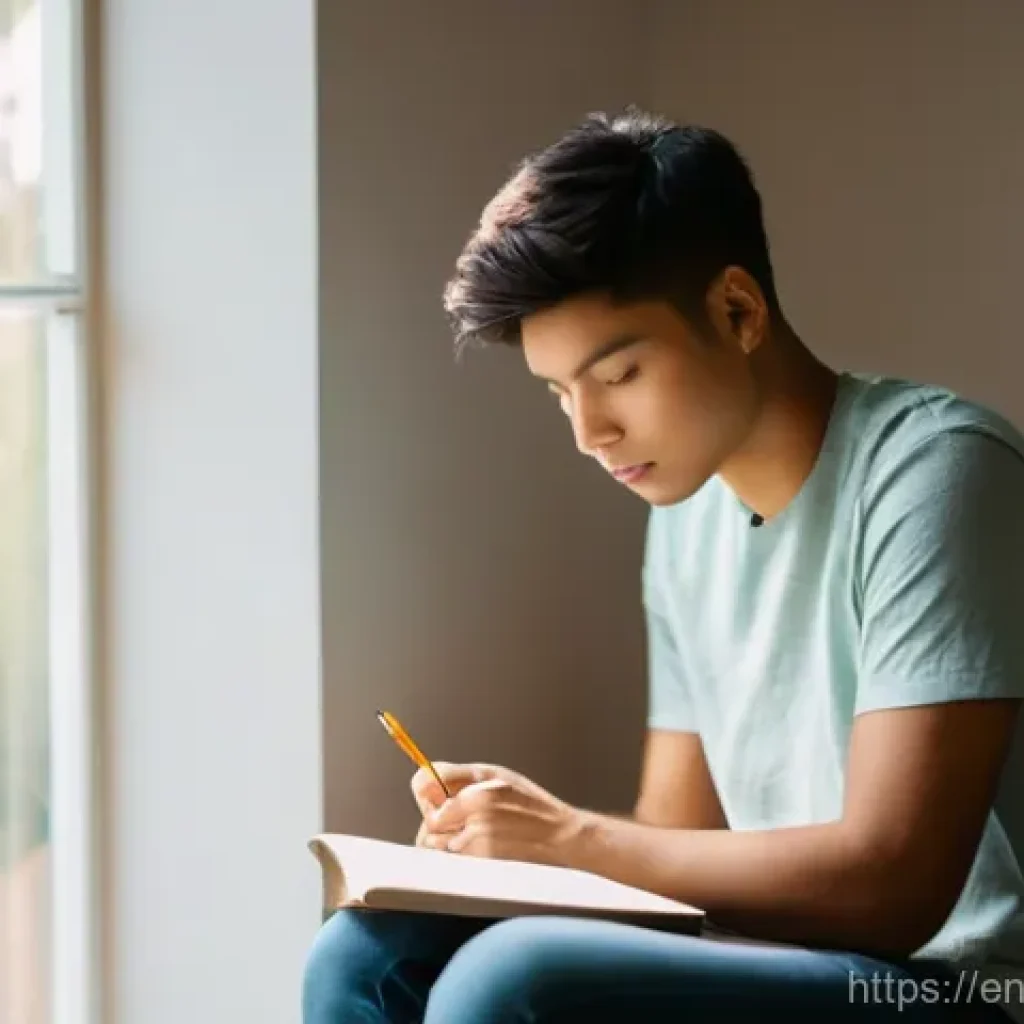 감정 인식과 인간 관계의 상관관계 - **Prompt 1: Serene Self-Reflection**
    "A young adult, with a peaceful and contemplative expressio...