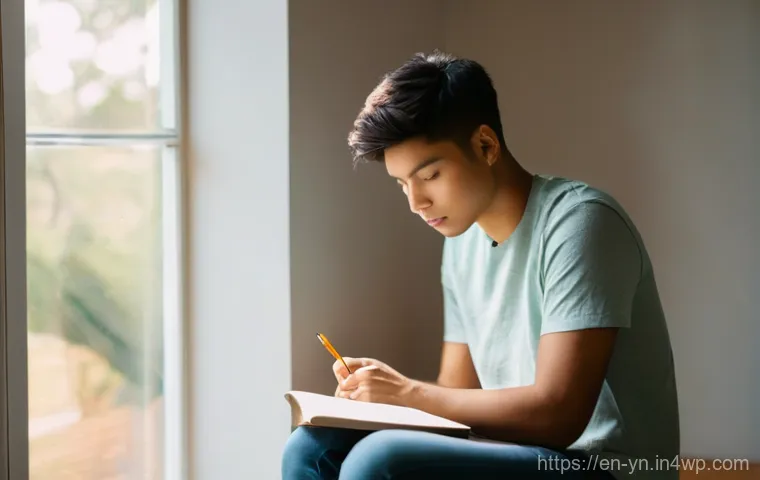 감정 인식과 인간 관계의 상관관계 - **Prompt 1: Serene Self-Reflection**
    "A young adult, with a peaceful and contemplative expressio...