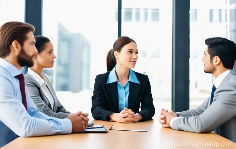 감정 인식과 인간 관계의 상관관계 - **Prompt 2: Empathetic Connection**
    "Two diverse adults are seated opposite each other in a cozy...